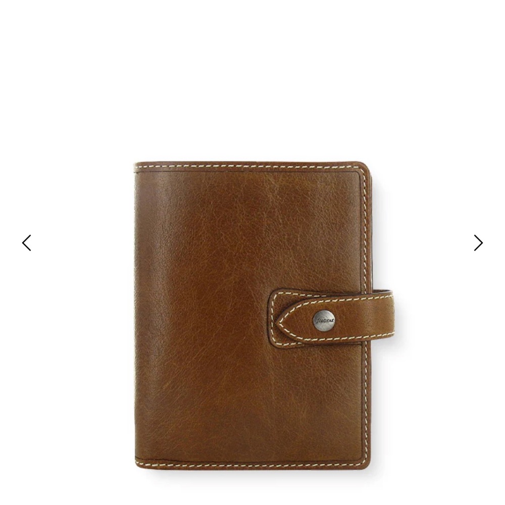 VINTAGE FILOFAX POCKET MALDEN OCRE